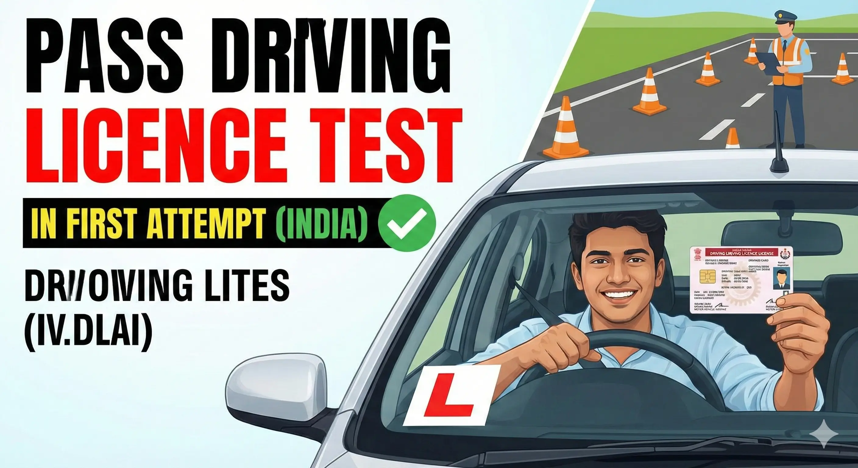 How to Pass Driving Licence Test in First Attempt - Complete Guide (India)